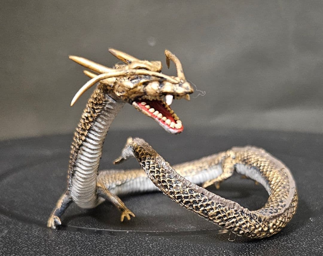 ゴジラ怪獣ソフビ　HGゴジラシリーズ　初代マンダ　リペイント完成品