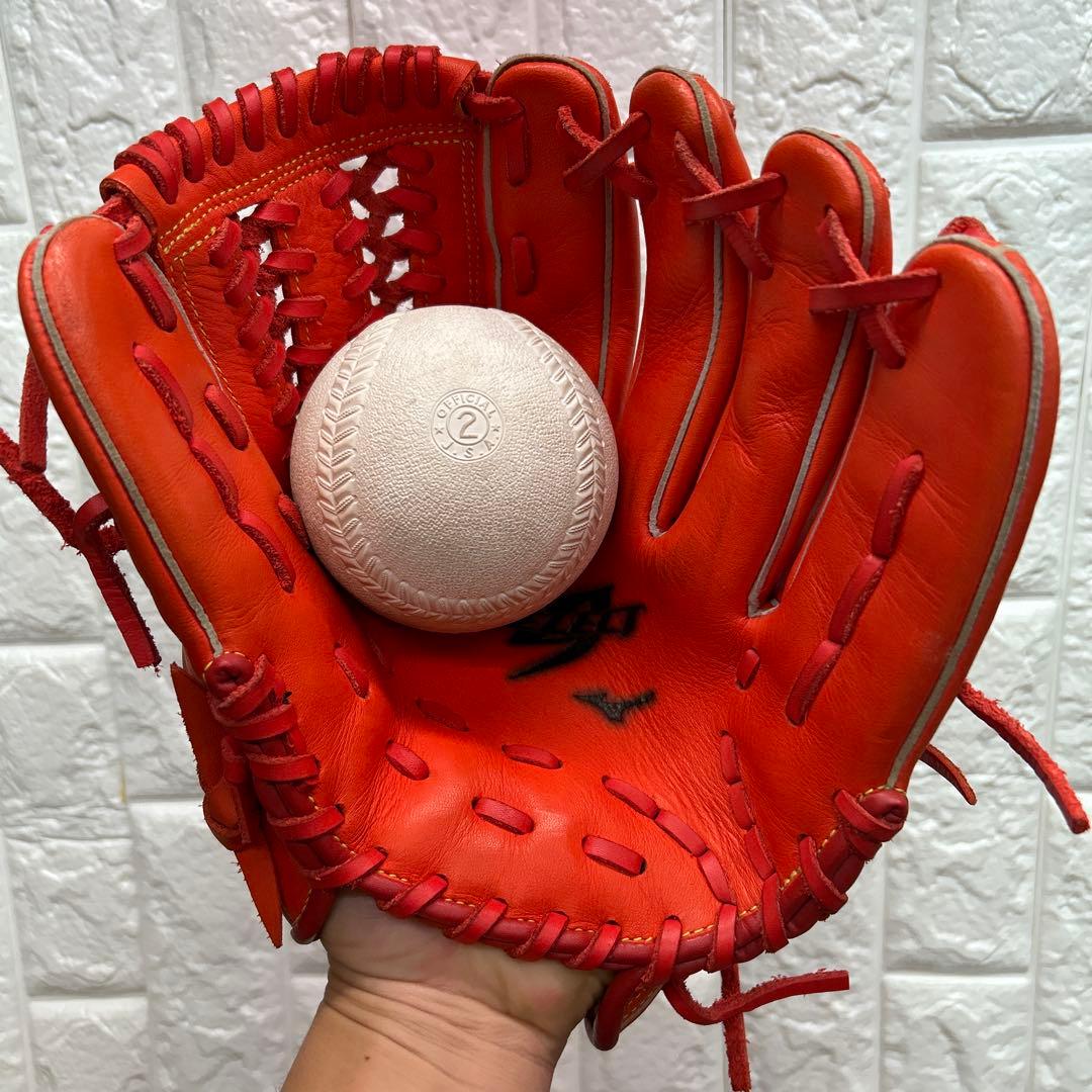 【美品】野球 グローブ 軟式 少年野球 ミズノ 内野手 セレクト9