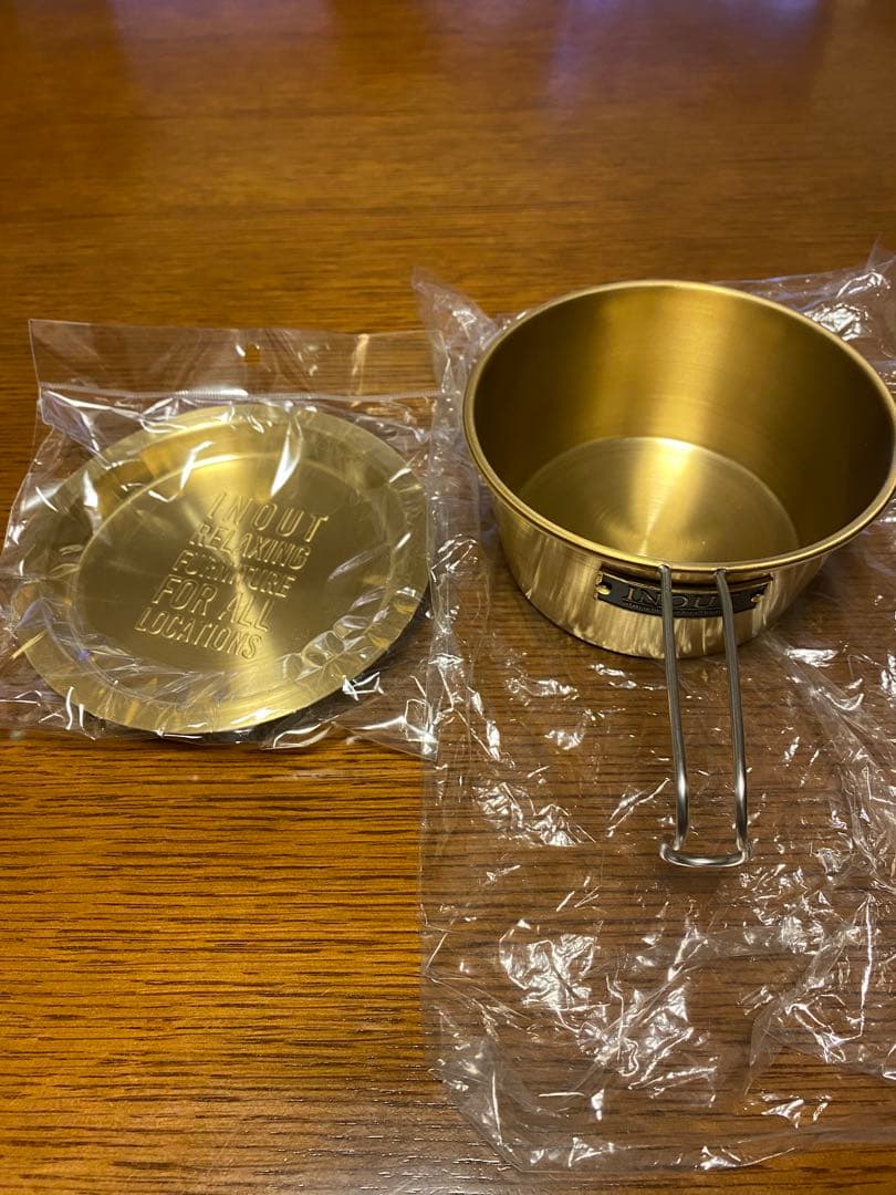 INOUT真鍮シェラカップとリディッシュ