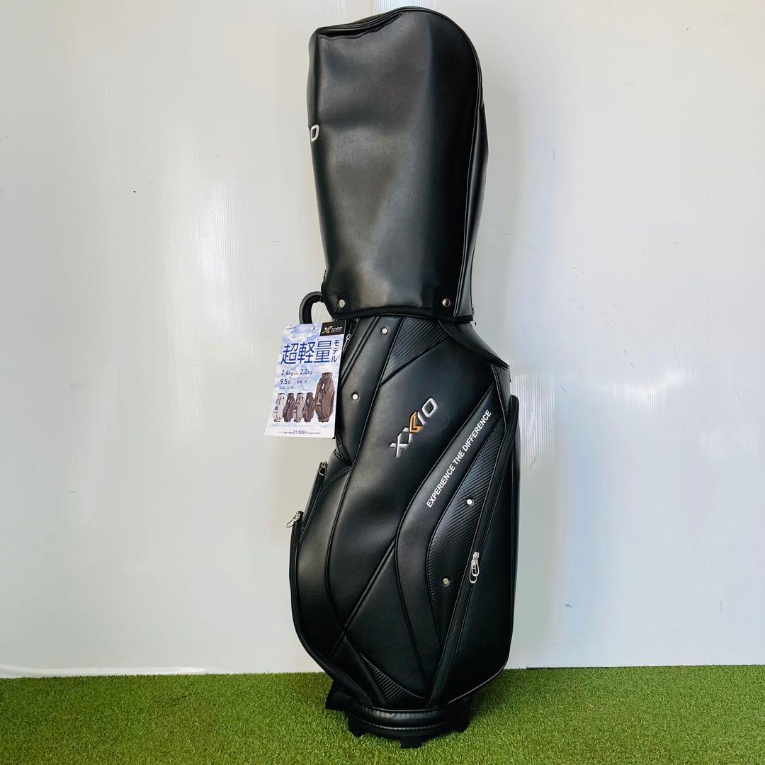 新品バッグ XXIO ゼクシオ キャディバッグ 9.5型 軽量 ブラック