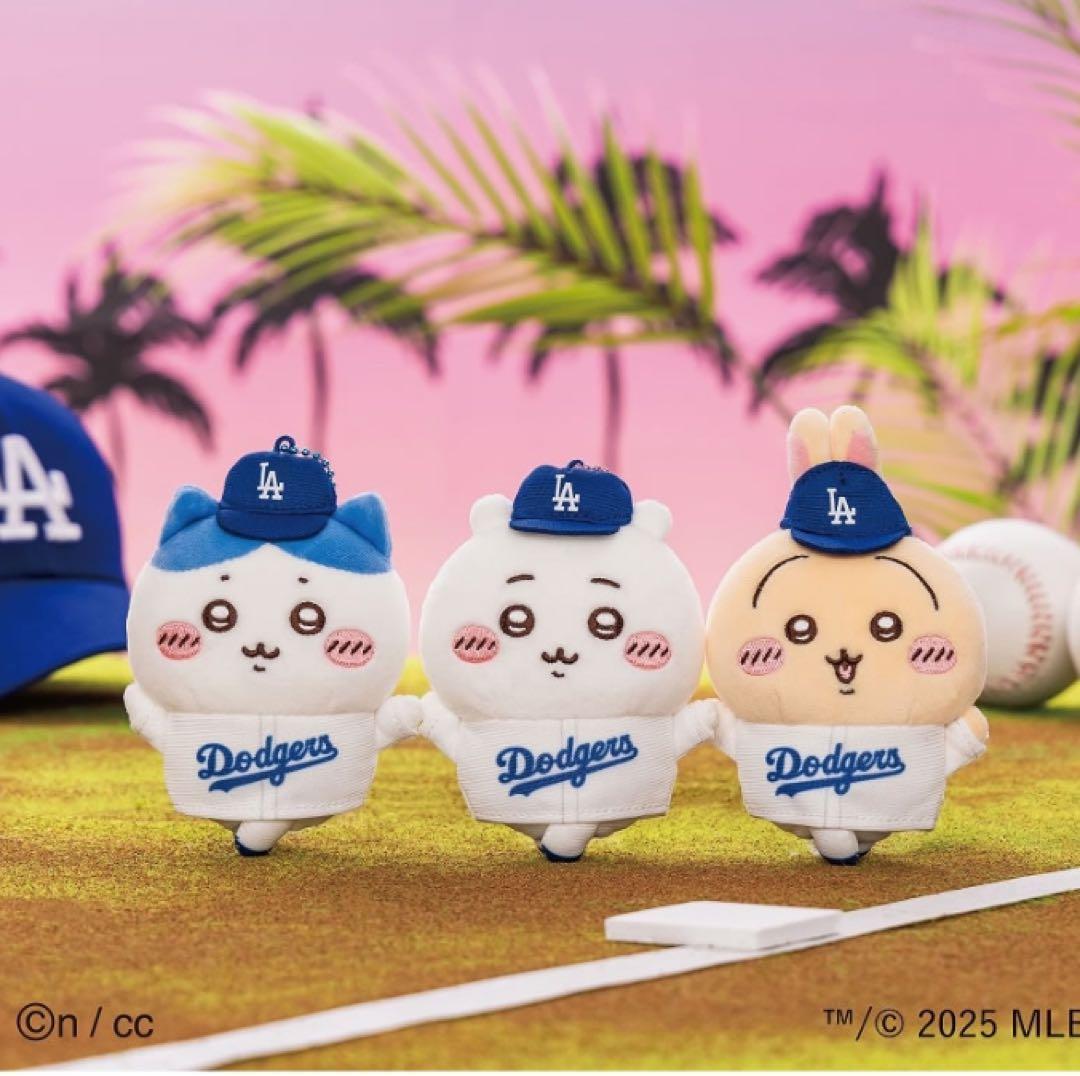 MLB ちいかわ マスコット ドジャース 3種 コンプ セット
