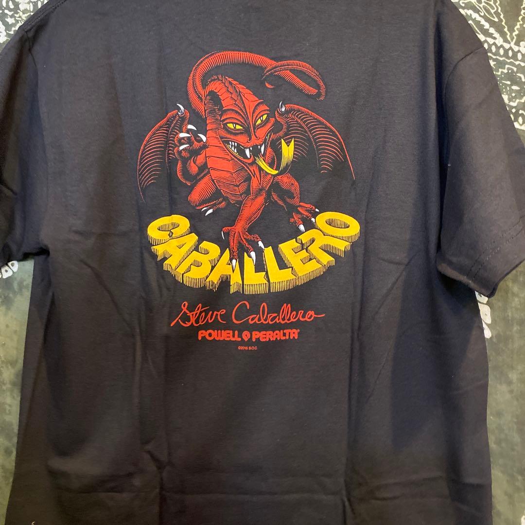POWELLPERALT メンズスケートTシャツ ブラック　Lサイズ