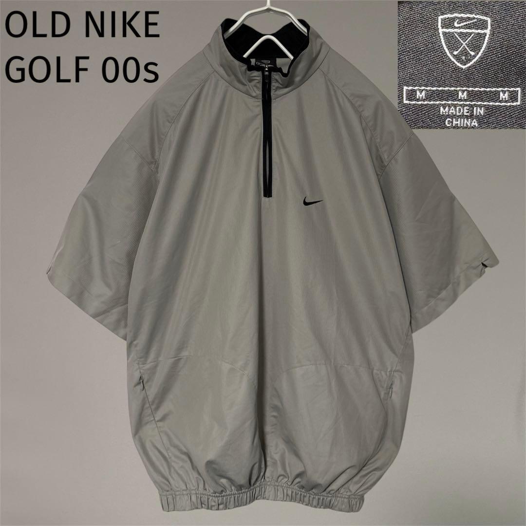 OLD NIKE GOLF 00s ナイキ ゴルフ 半袖ブルゾン ハーフジップ