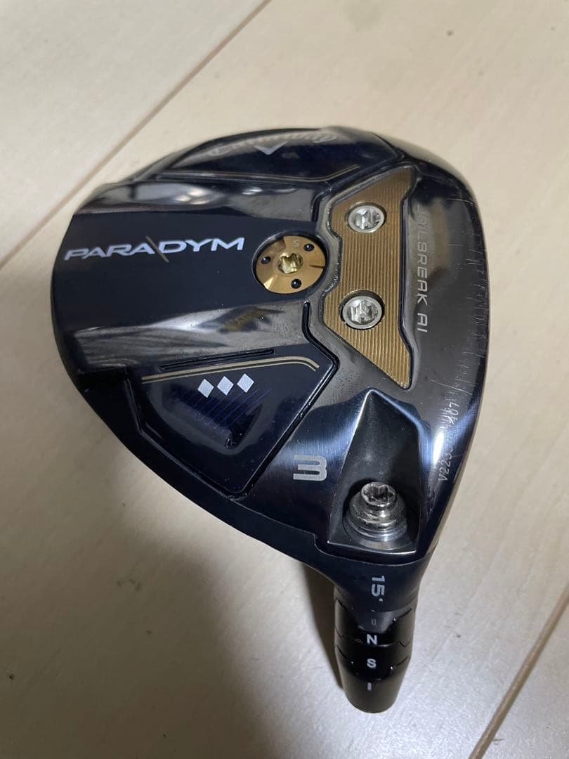 139 キャロウェイ　パラダイム　トリプル　3w ヘッドのみ