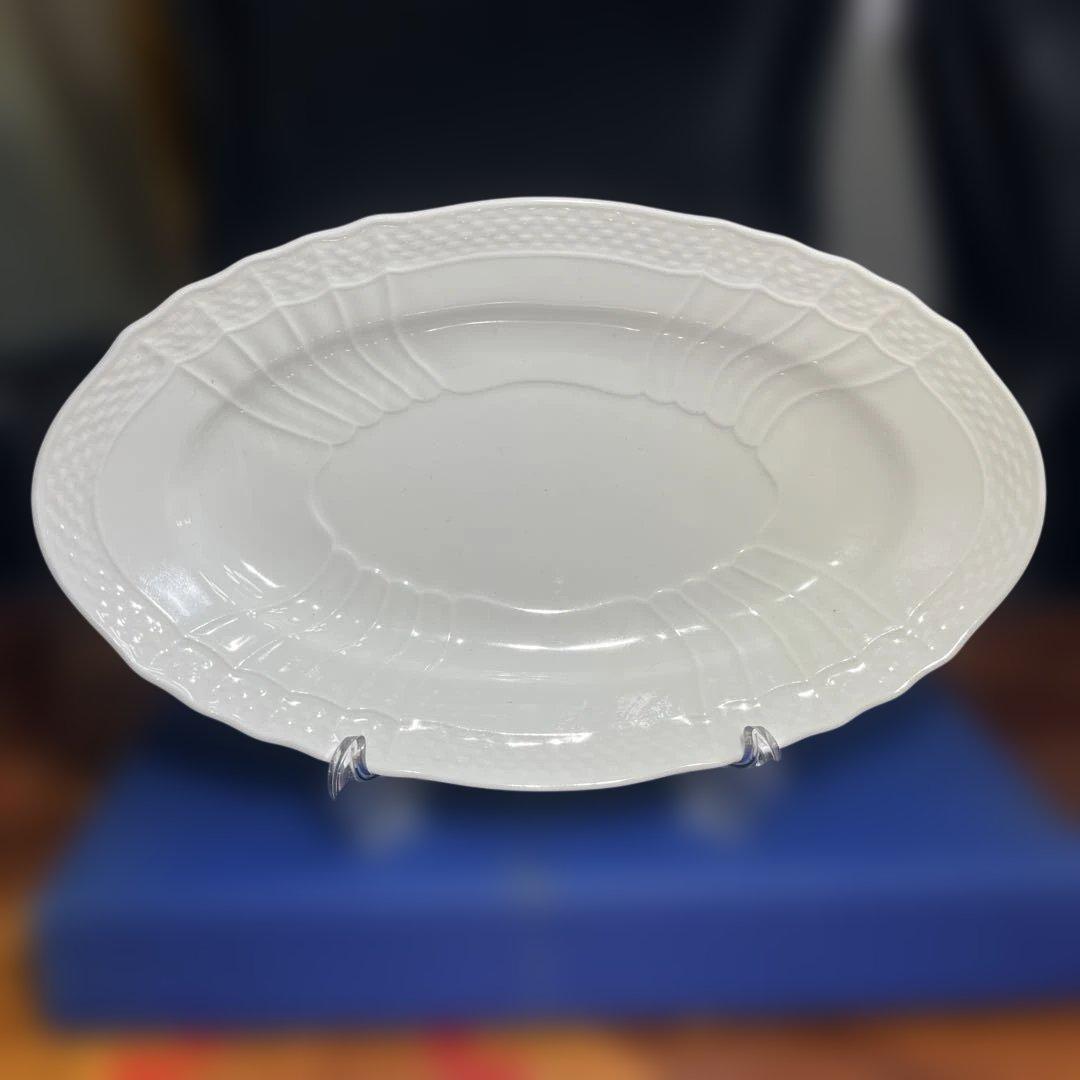 Richard Ginori ジノリ ホワイト ピクルス オーバル皿 新品箱入り