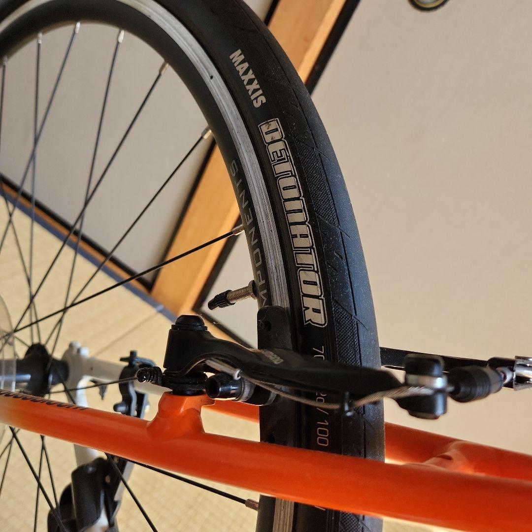 く*の様 オレンジ 電動アシスト自転車 シティタイプ