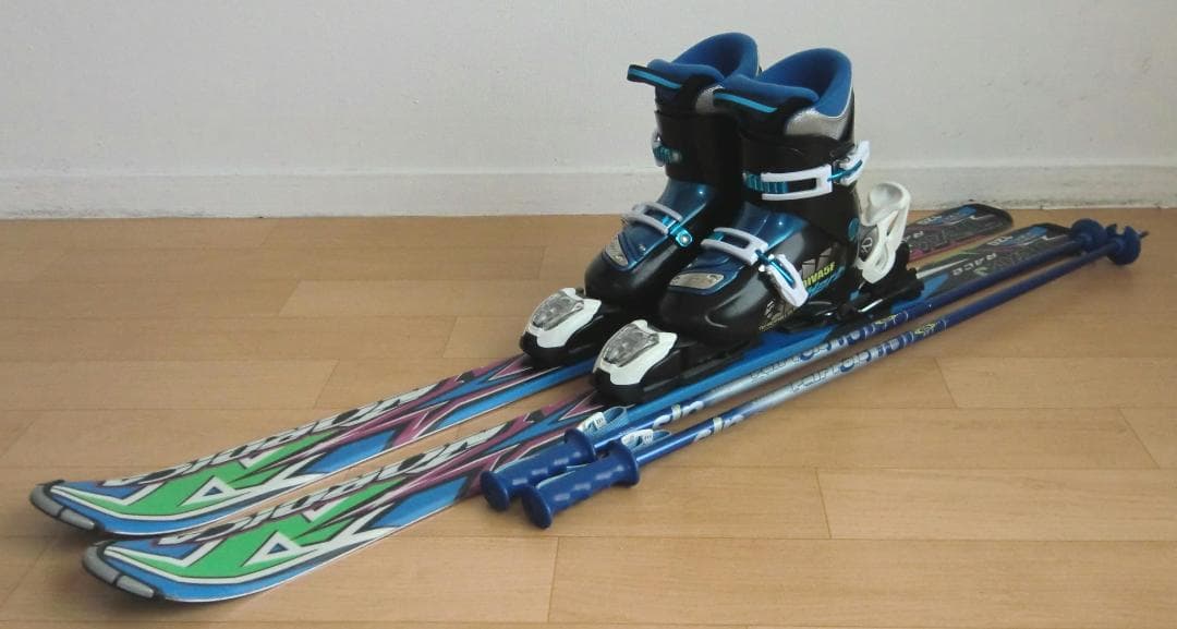 ■■送料無料■NORDICA■子供用スキーセット■板120靴22■WAX済■■